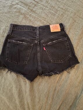 Levi's Black Denim Shorts
